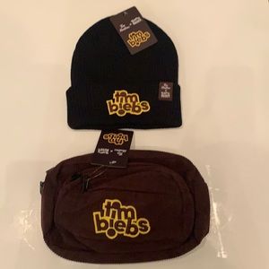 Justin Bieber Tim Biebs beanie hat and Fanny pack new